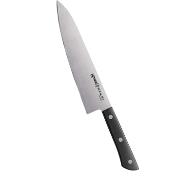  Нож поварской Samura Harakiri, 20,8см, черная рукоять, нержавеющая легированная сталь, фото 1 