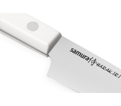  Нож для чистки овощей Samura Harakiri, 9,9см, белая рукоять, нержавеющая легированная сталь, фото 4 