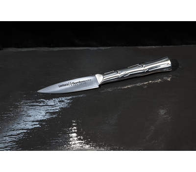  Нож для чистки овощей Samura Bamboo, 8см, нержавеющая легированная сталь, фото 2 