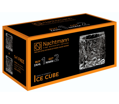  Подсвечники настольные Nachtmann Ice Cube, 7см - 2шт, фото 2 
