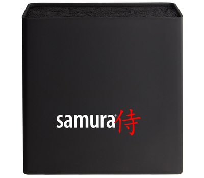  Подставка для ножей с наполнителем Samura Hypercube, 230х226х81мм, черная, фото 1 
