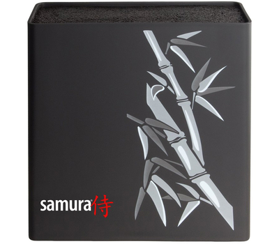  Подставка для ножей с наполнителем Samura Hypercube Bamboo, 230х226х81мм, фото 1 