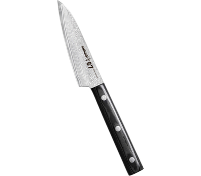  Нож для овощей Samura 67 Damascus, 9.8см, дамасская сталь, фото 1 