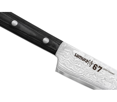  Нож универсальный Samura 67 Damascus, 15см, дамасская сталь, фото 5 