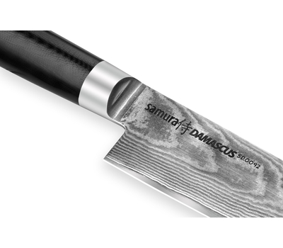  Поварской нож Сантоку Samura Damascus, 14,5см, дамасская сталь, фото 3 