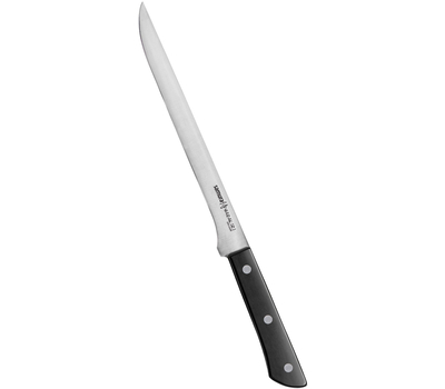  Нож филейный Samura Harakiri, 21,8см, гибкий, черная рукоять, нержавеющая легированная сталь, фото 1 