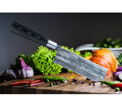  Нож Накири Samura Super 5, 17.1см, дамасская сталь, фото 7 