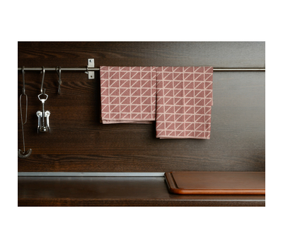  Кухонное полотенце Tkano Twist, розовое, 45х70см, фото 2 