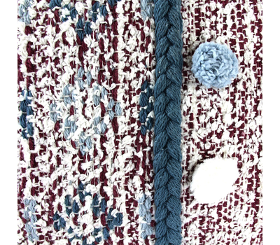  Декоративная подушка 40х60см Tkano Ethnic, бежево-голубая, 1000г, фото 9 
