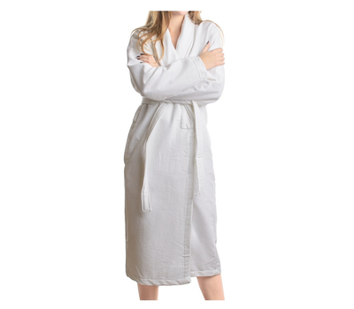  Банный халат Tkano Essential, белый, размер S/M, фото 5 