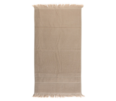  Полотенце для рук Tkano Essential, с бахромой, бежевое, 50х90см, фото 3 