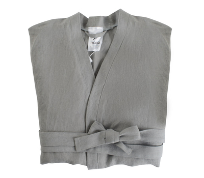  Льняной халат Tkano Essential, серый, размер S, фото 1 