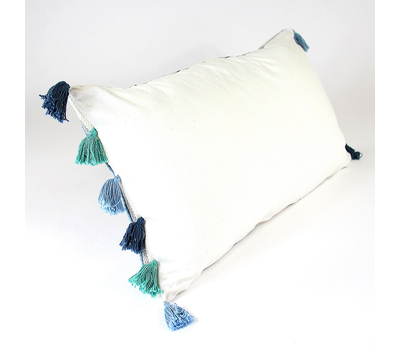  Чехол на подушку Tkano Ethnic, бежево-голубой, 30х60см, фото 6 