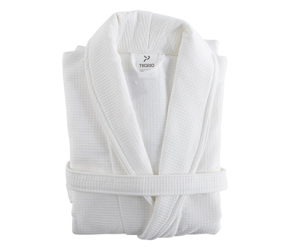 Банный халат Tkano Essential, белый, размер L/XL, фото 1 