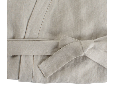  Льняной халат Tkano Essential, бежевый, размер M, фото 6 