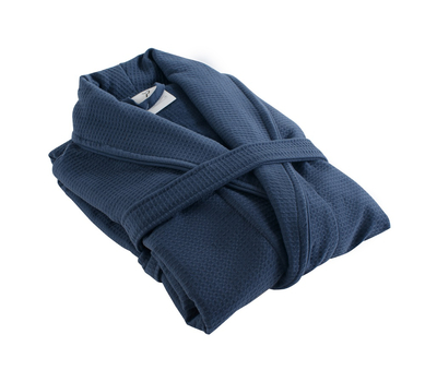  Банный халат Tkano Essential, темно-синий, размер S/M, фото 6 