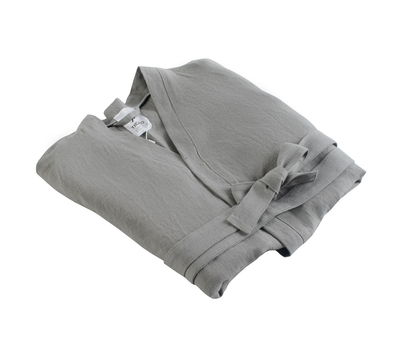  Льняной халат Tkano Essential, серый, размер S, фото 5 