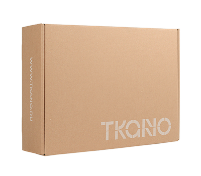  Плед вязаный из хлопка Tkano Essential, цвета шафрана, 130х180 см, фото 13 