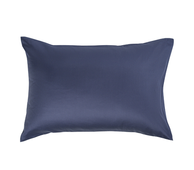  Комплект постельного белья двуспальный Tkano Essential, сатин темно-синего цвета, фото 4 