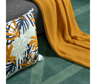  Чехол для декоративной подушки Tkano Wild, хлопок с дизайнерским принтом Leaves, 45х45 см, фото 3 