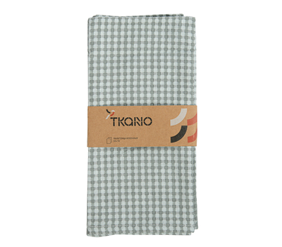  Набор вафельных кухонных полотенец Tkano Essential, из умягченного хлопка, серый, 50х70 - 2шт, фото 5 
