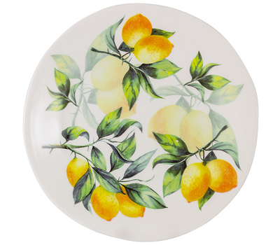  Тарелка салатная Julia Vysotskaya Лимоны, керамика, 22см, фото 1 