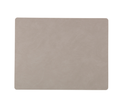  LINDDNA 981170 NUPO light grey Подстановочная салфетка из натуральной кожи прямоугольная 35x45 см, толщина 1,6 мм, фото 1 