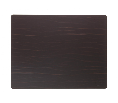  LINDDNA 98894 BUFFALO brown Подстановочная салфетка из натуральной кожи прямоугольная 35x45 см, толщина 2мм, фото 1 