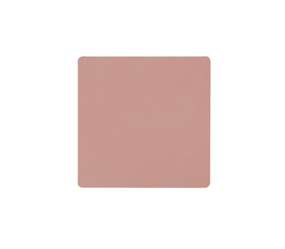  LINDDNA 9895 NUPO rose Подстаканник из натуральной кожи квадратный 10x10 см, толщина 1,6 мм, фото 1 