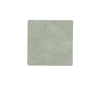  LINDDNA 983513 HIPPO olive green Подстаканник из натуральной кожи квадратный 10x10 см, толщина 1,6 мм, фото 1 