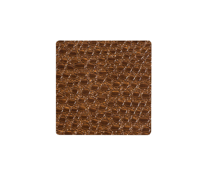  LINDDNA 98902 LACE brown Подстаканник из натуральной кожи квадратный 10х10 см, толщина 1,6мм, фото 1 