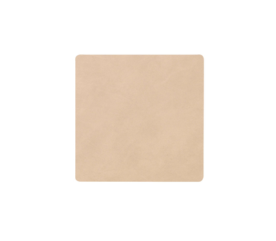  LINDDNA 981187 NUPO sand Подстаканник из натуральной кожи квадратный 10x10 см, толщина 1,6 мм, фото 1 