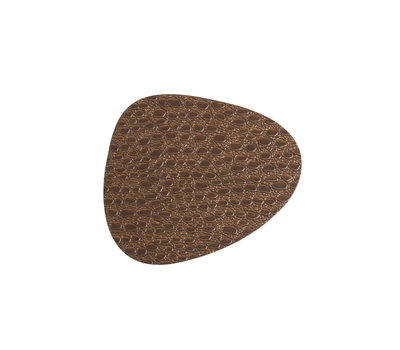 LINDDNA 98901 LACE brown Подстаканник из натуральной кожи фигурный 11х13 см, толщина 1,6мм, фото 1 