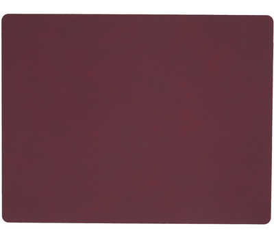  LINDDNA 981048 NUPO plum Подстановочная салфетка из натуральной кожи прямоугольная 35x45 см, толщина 1,6 мм, фото 1 