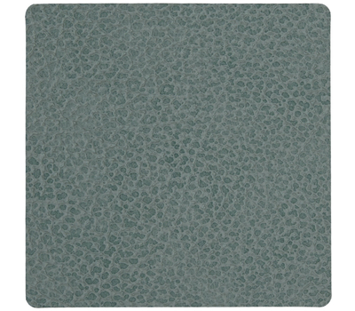  LINDDNA 981125 HIPPO pastel green Подстаканник из натуральной кожи квадратный 10x10 см, толщина 1,6 мм, фото 1 