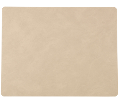  LINDDNA 981171 NUPO sand Подстановочная салфетка из натуральной кожи прямоугольная 35x45 см, толщина 1,6 мм, фото 1 