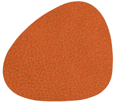  LINDDNA 981299 HIPPO orange Подстаканник из натуральной кожи фигурный 11х13 см, толщина 1,6мм, фото 1 