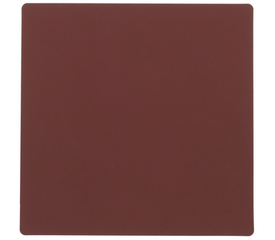  LINDDNA 981804 NUPO red Подстаканник из натуральной кожи квадратный 10x10 см, толщина 1,6 мм, фото 1 