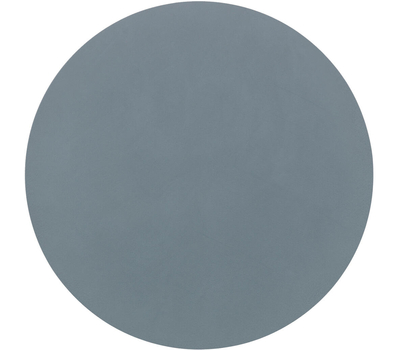  LINDDNA 982523 NUPO light blue Подстановочная салфетка из натуральной кожи круглая, диаметр 40 см, толщина 1,6 мм, фото 1 
