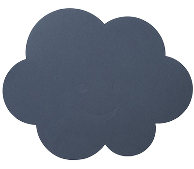  LINDDNA 983119 NUPO dark blue Подстановочная салфетка из натуральной кожи ОБЛАКО 38x31 см, толщина 1,6 мм, фото 1 