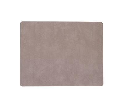  LINDDNA 990236 NUPO nomad grey Подстановочная салфетка из натуральной кожи прямоугольная 35x45 см, толщина 1,6 мм, фото 1 