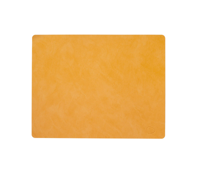  LINDDNA 989984 NUPO burned curry Подстановочная салфетка из натуральной кожи прямоугольная 35x45 см, толщина 1,6 мм, фото 1 