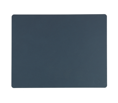  LINDDNA 982482 NUPO dark blue Подстановочная салфетка из натуральной кожи прямоугольная 35x45 см, толщина 1,6 мм, фото 1 