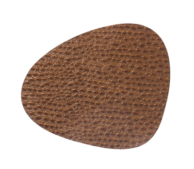  LINDDNA 98879 LACE brown Подстановочная салфетка из натуральной кожи фигурная 37х44 см, толщина 1,6мм, фото 1 