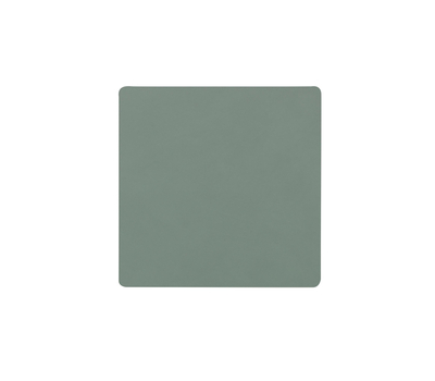  LINDDNA 981803 NUPO pastel green Подстаканник из натуральной кожи квадратный 10x10 см, толщина 1,6 мм, фото 1 