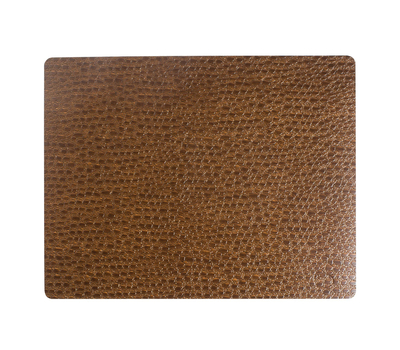  LINDDNA 98898 LACE brown Подстановочная салфетка из натуральной кожи прямоугольная 35х45 см, толщина 1,6мм, фото 1 