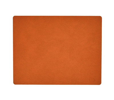  LINDDNA 981309 HIPPO orange Подстановочная салфетка из натуральной кожи прямоугольная 35x45 см, толщина 1,6 мм, фото 1 