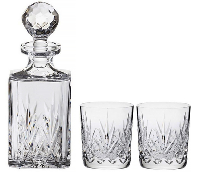  Набор для виски Highland Royal Scot Crystal - декантер и 2 стакана, фото 3 