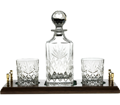  Набор для виски Kintyre Royal Scot Crystal - декантер и 2 стакана, фото 1 