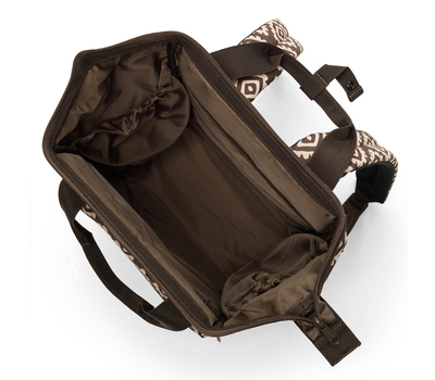  Сумка-рюкзак Reisenthel Allrounder R, коричневый, 26х45.3х14.5см, фото 3 